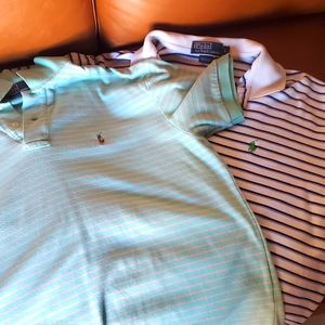 2 polo shirts